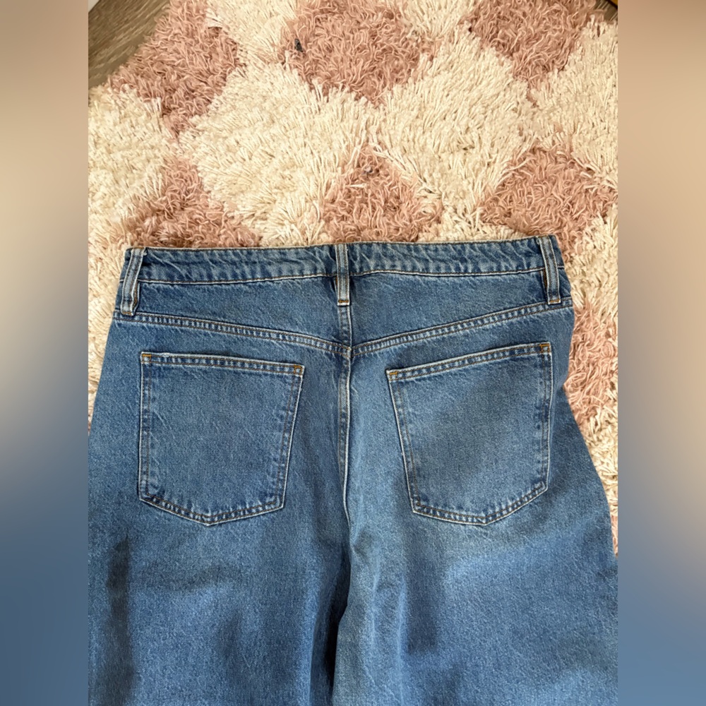 Frame Denim Blue Wide Leg Jeans - Picture 9 of 10